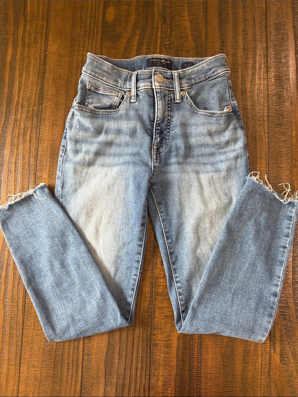 Lucky Brand High-Rise Cropped Skinny Jeans